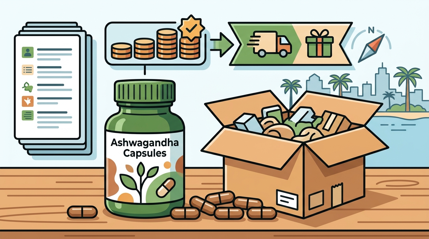 Free Shipping Thresholds for Ashwagandha Capsules in Largo FL