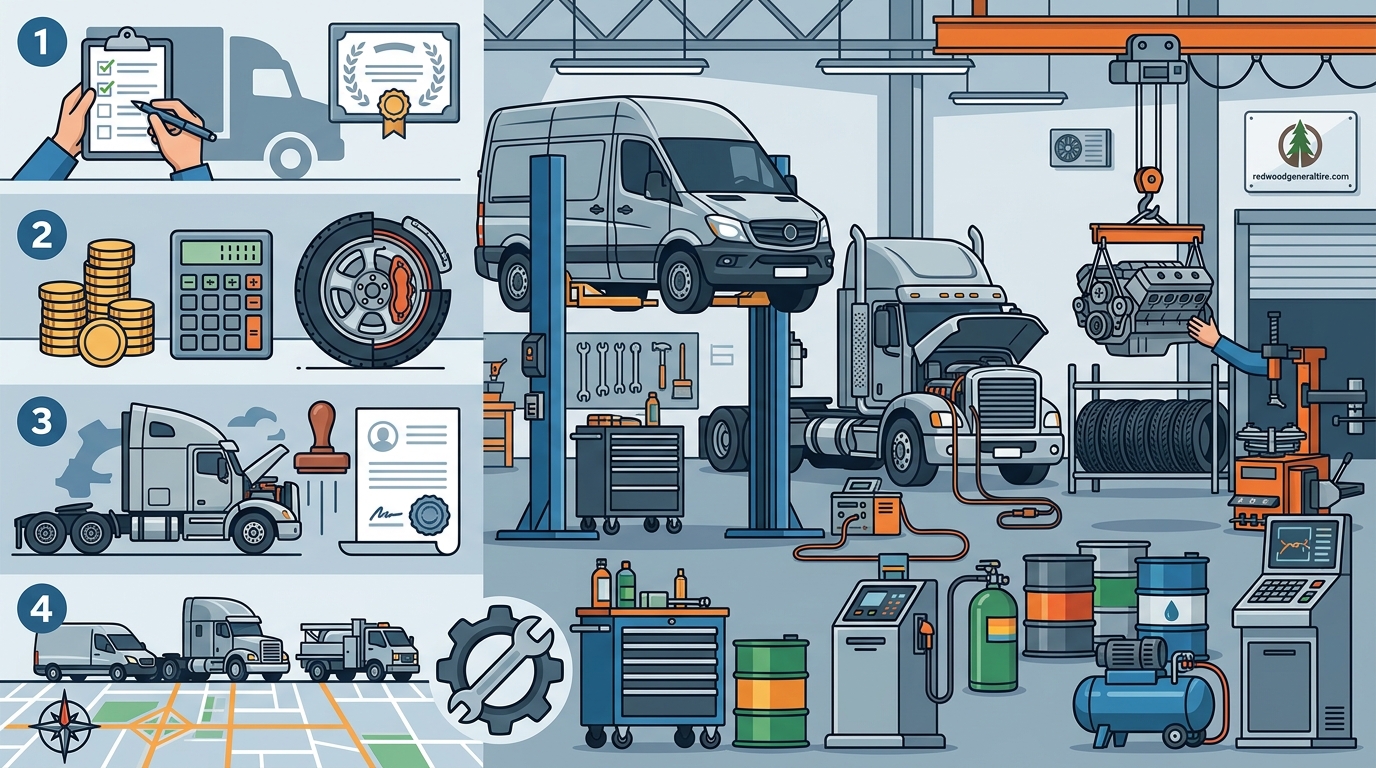 Complete Fleet Vehicle Repair and Maintenance in Redwood City CA