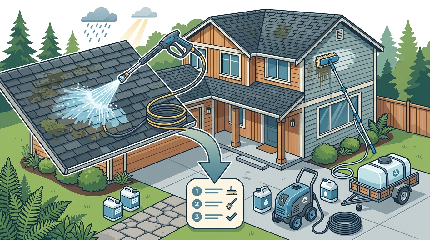 Portland House Washing and Roof Cleaning Guide