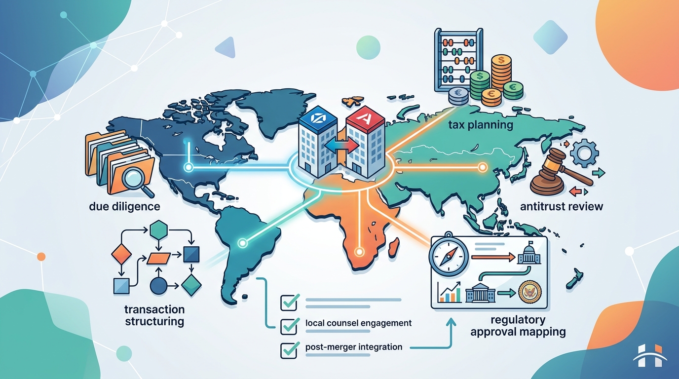 How to Handle Cross-Border Corporate Mergers and Acquisitions