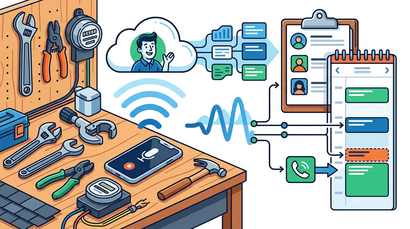 Voice-First Tool for Managing Daily Job Schedules