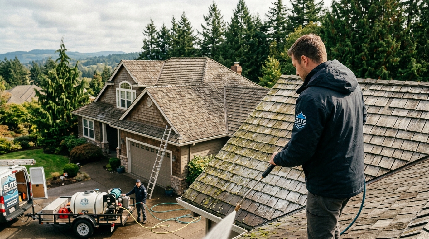 Soft Wash Roof Cleaning in Portland: A 2026 Guide