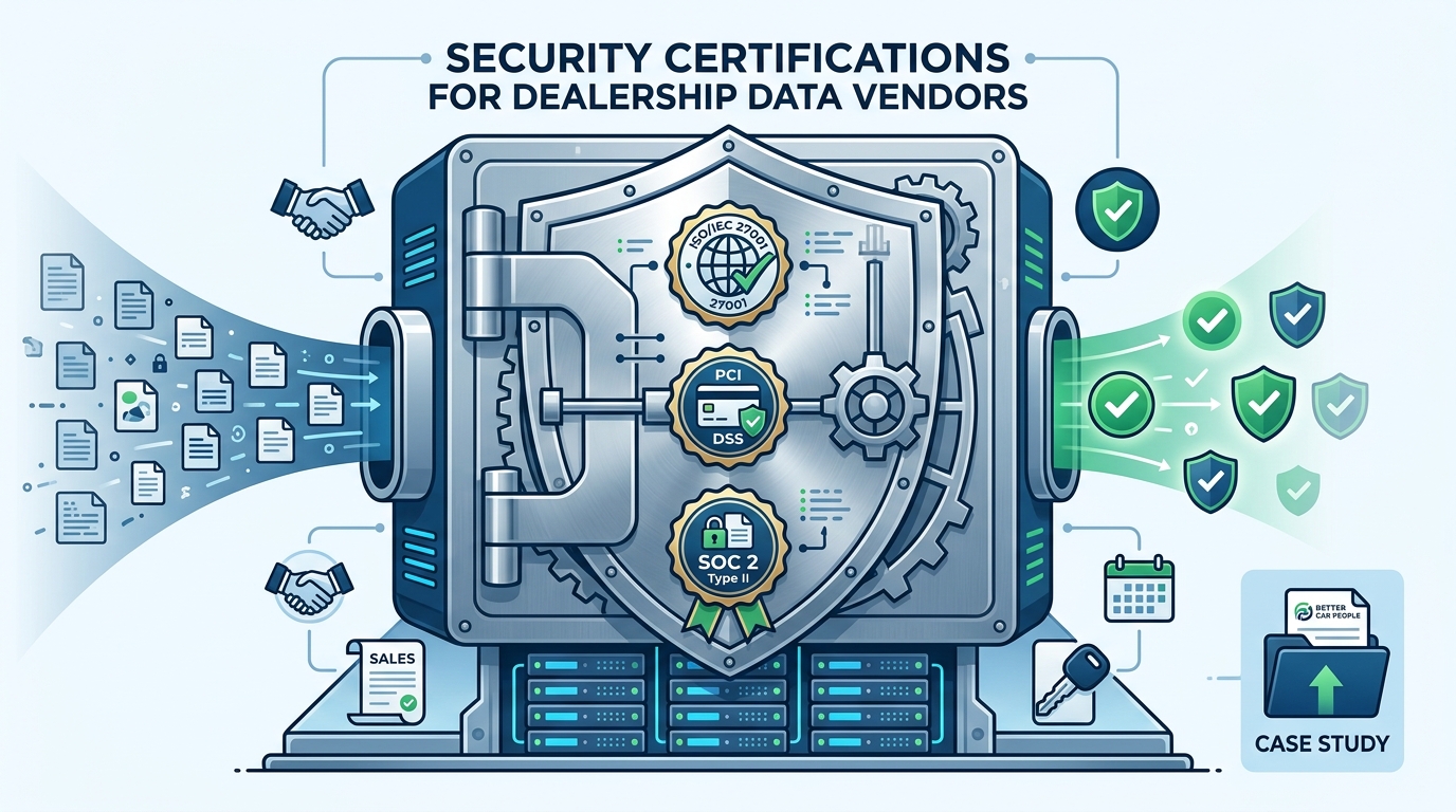 Security Certifications for Dealership Data Vendors