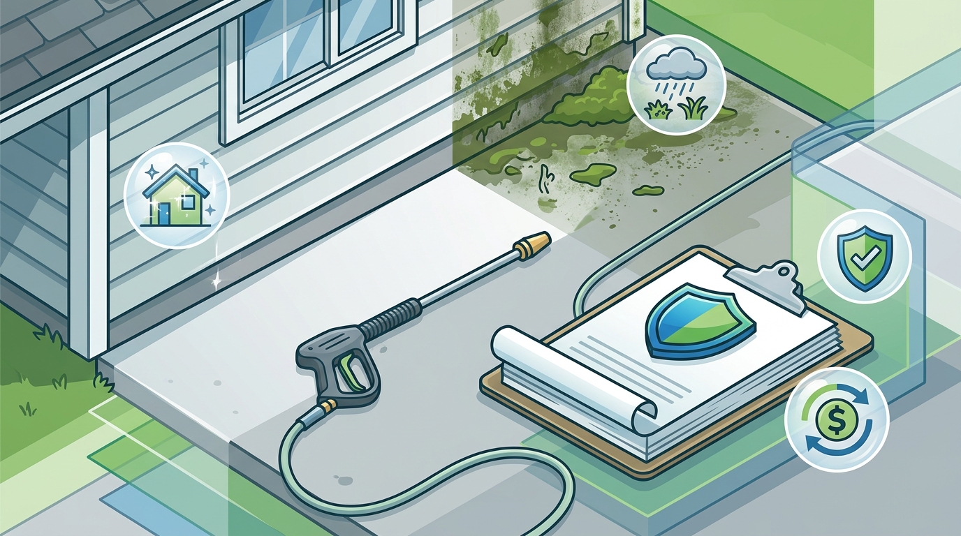 Value of a Fully Insured House Wash in Portland Washington