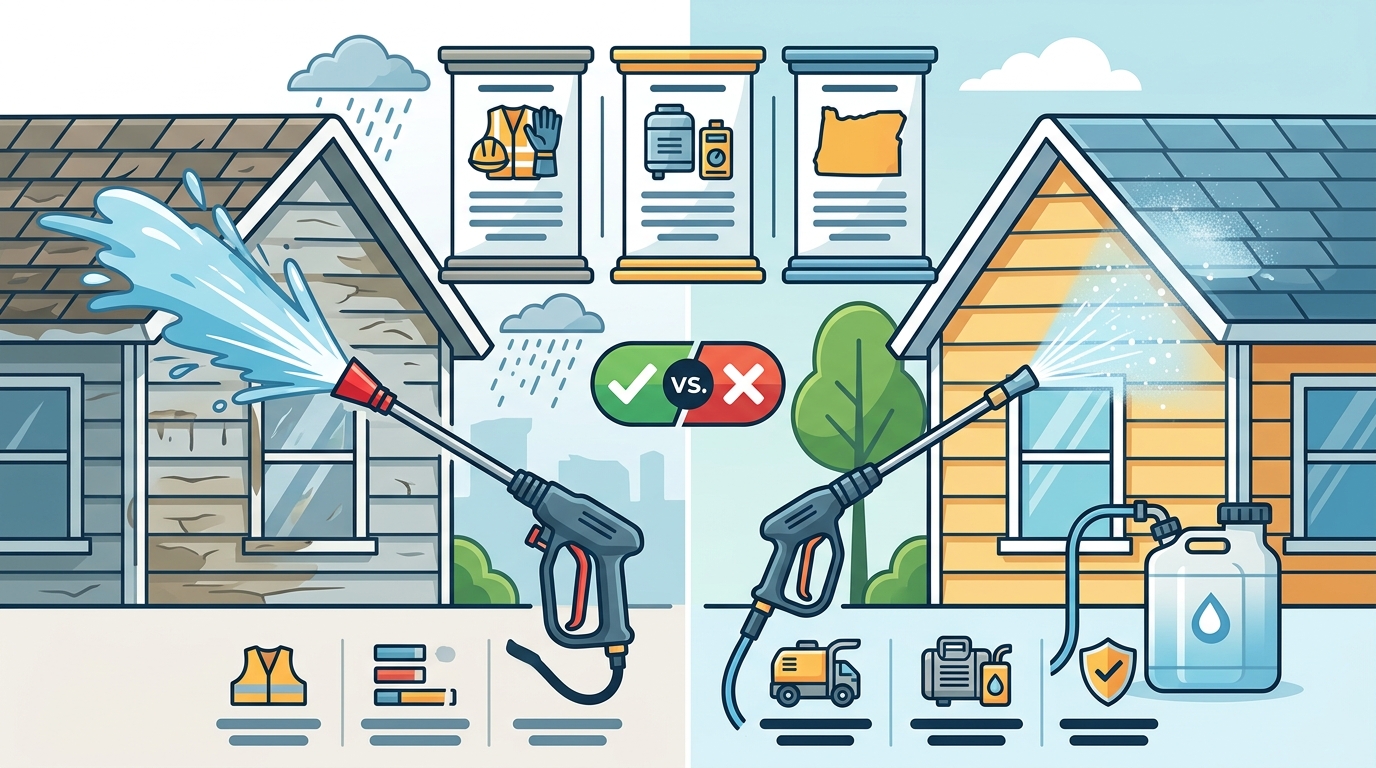 Which Provider Is Best for a House Wash in Portland?