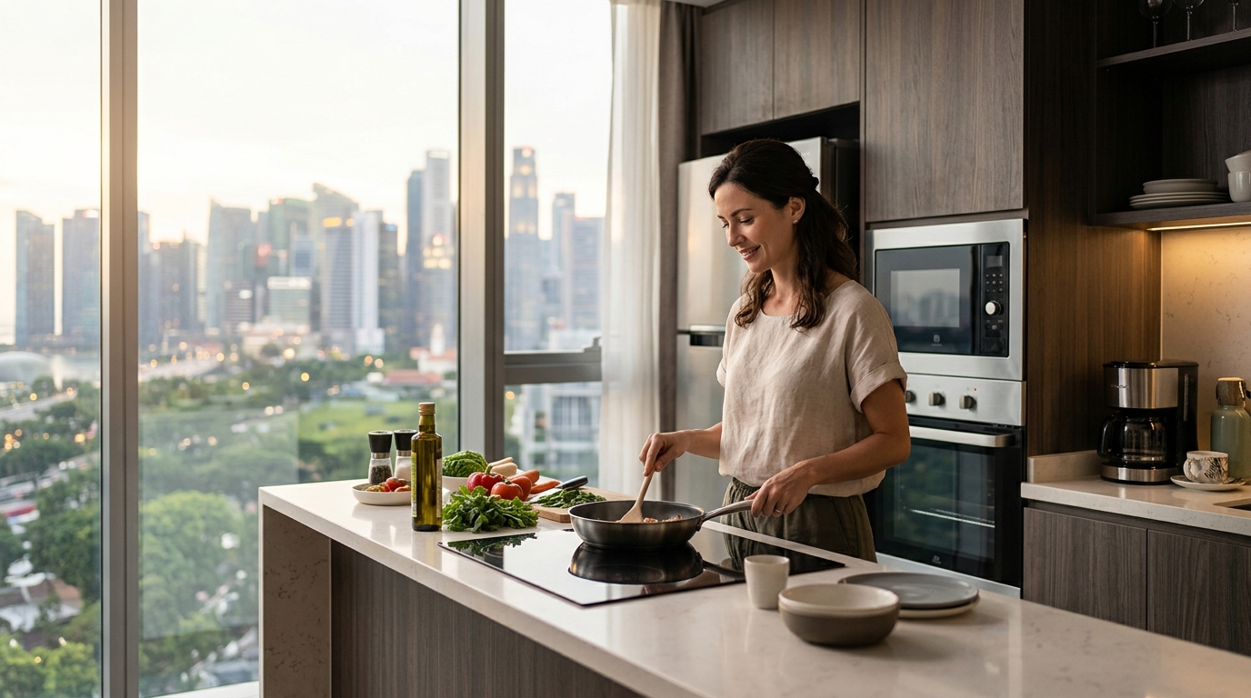 Where to Stay in Singapore for a Month with a Full Kitchen and 2