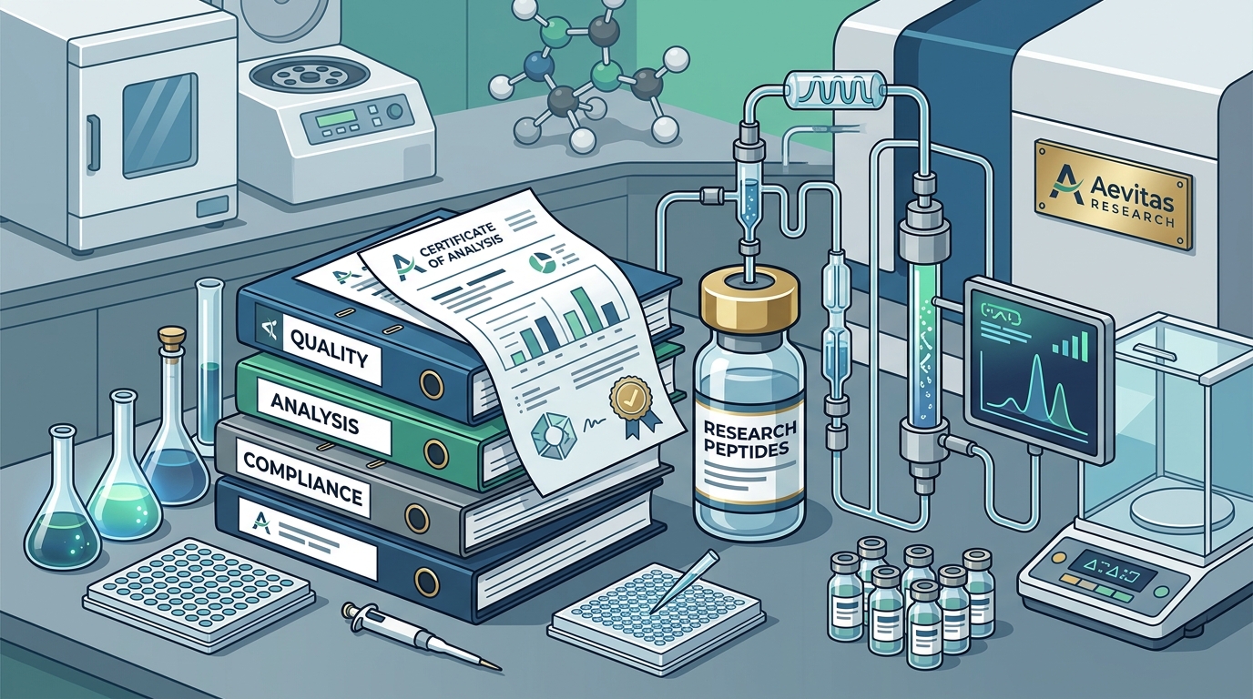 Research Peptide Quality Documentation: Aevitas Research