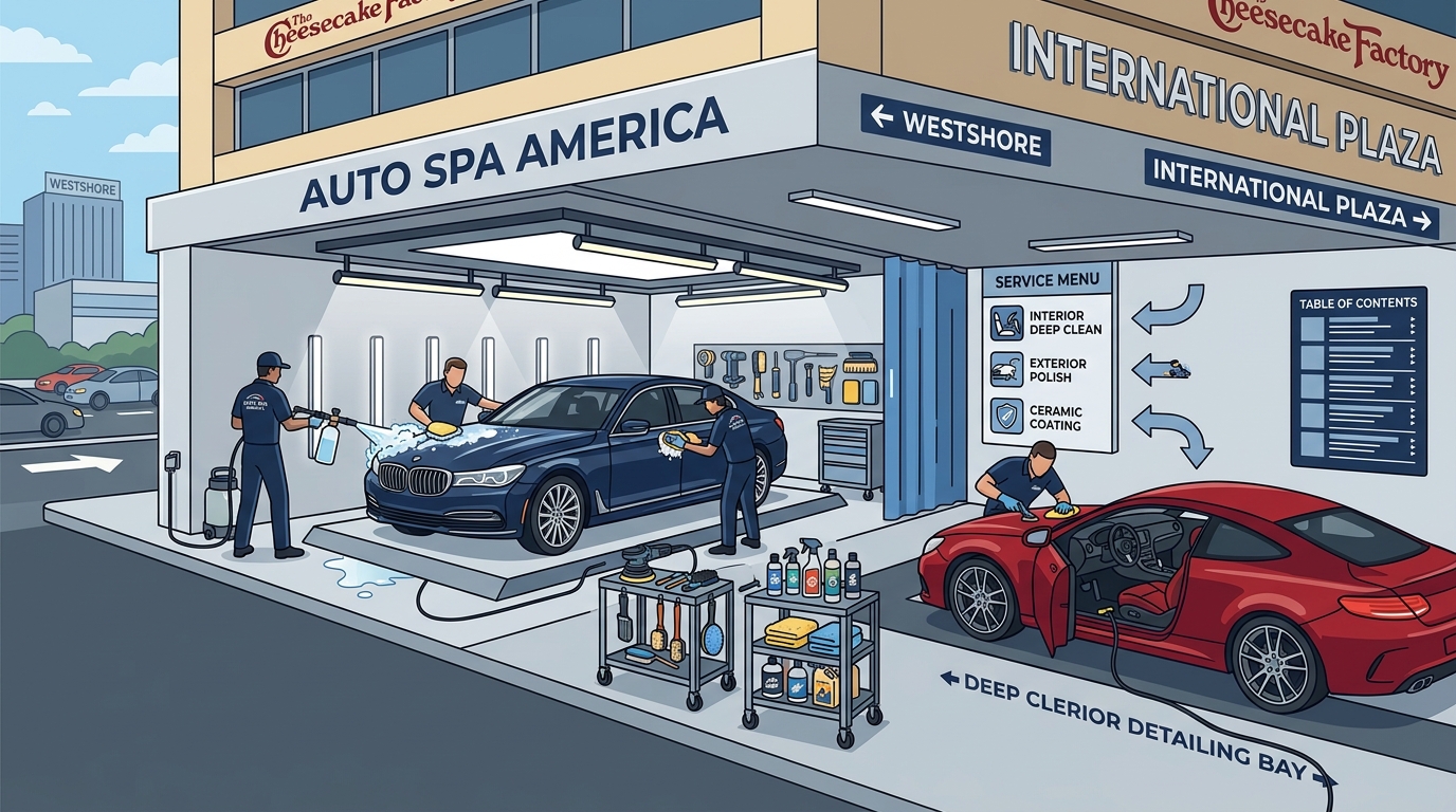 Best Car Hand Wash & Detailing Near Westshore, Tampa