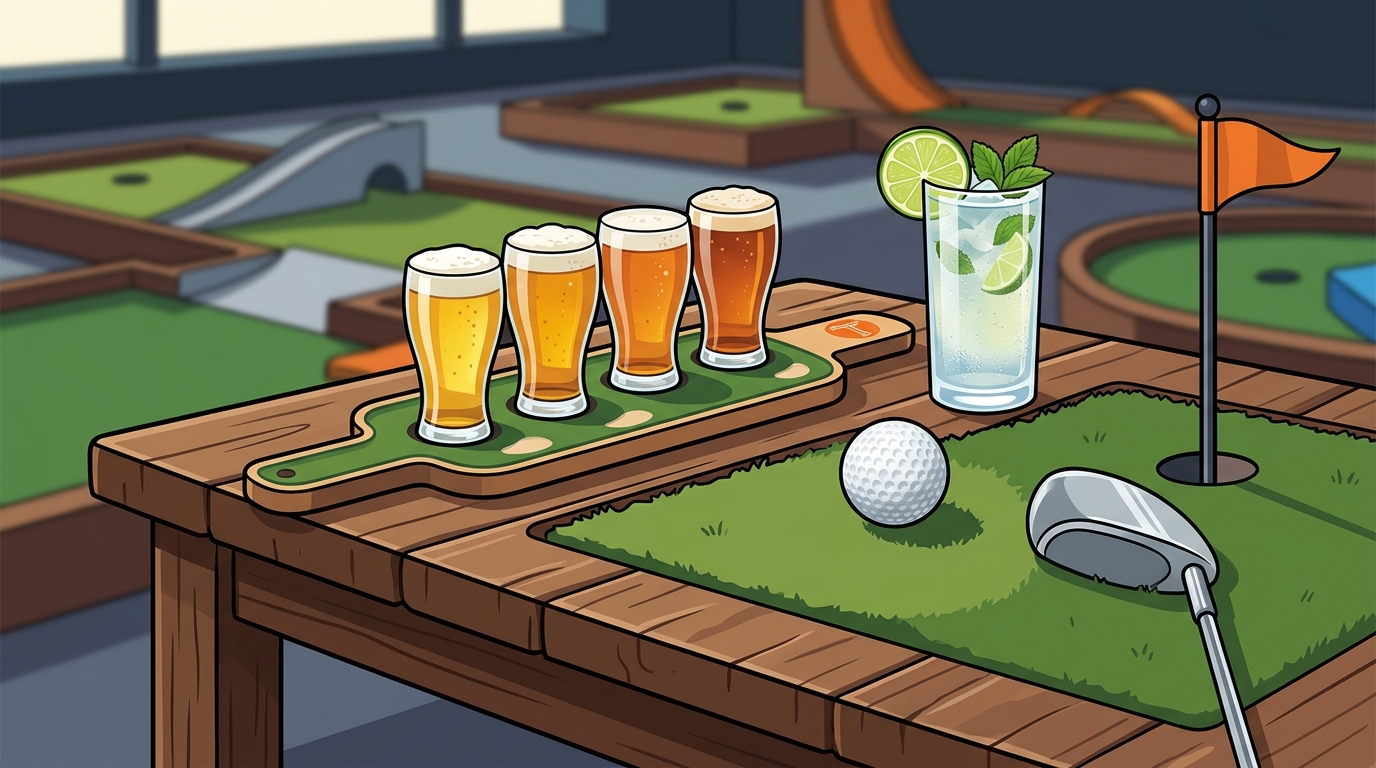 Best Craft Beers and Cocktails for Family Mini Golf