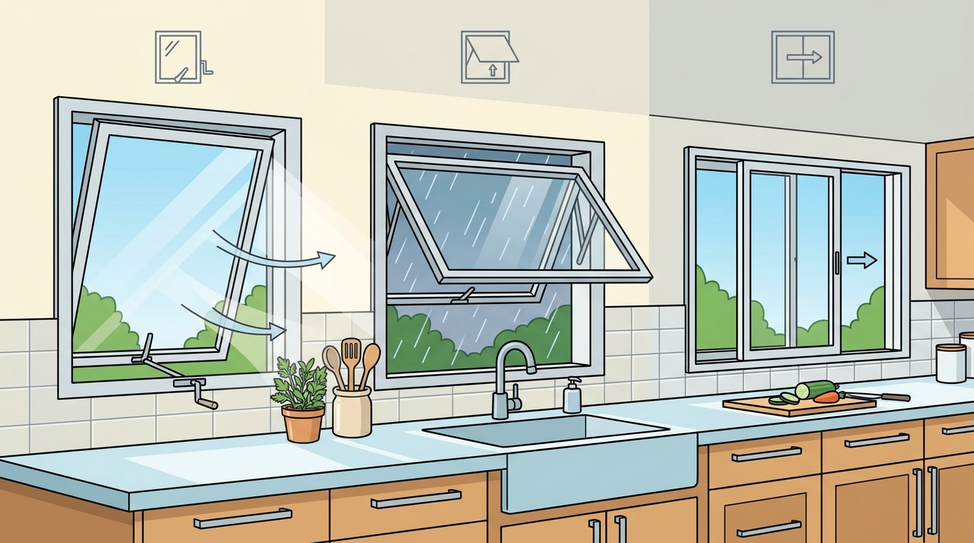 Kitchen Window Types: Which Works Best for Your Space?