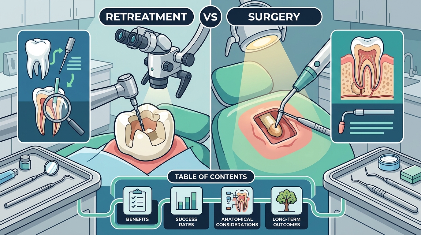 Root Canal Retreatment vs. Surgery: A 2026 Guide to Benefits