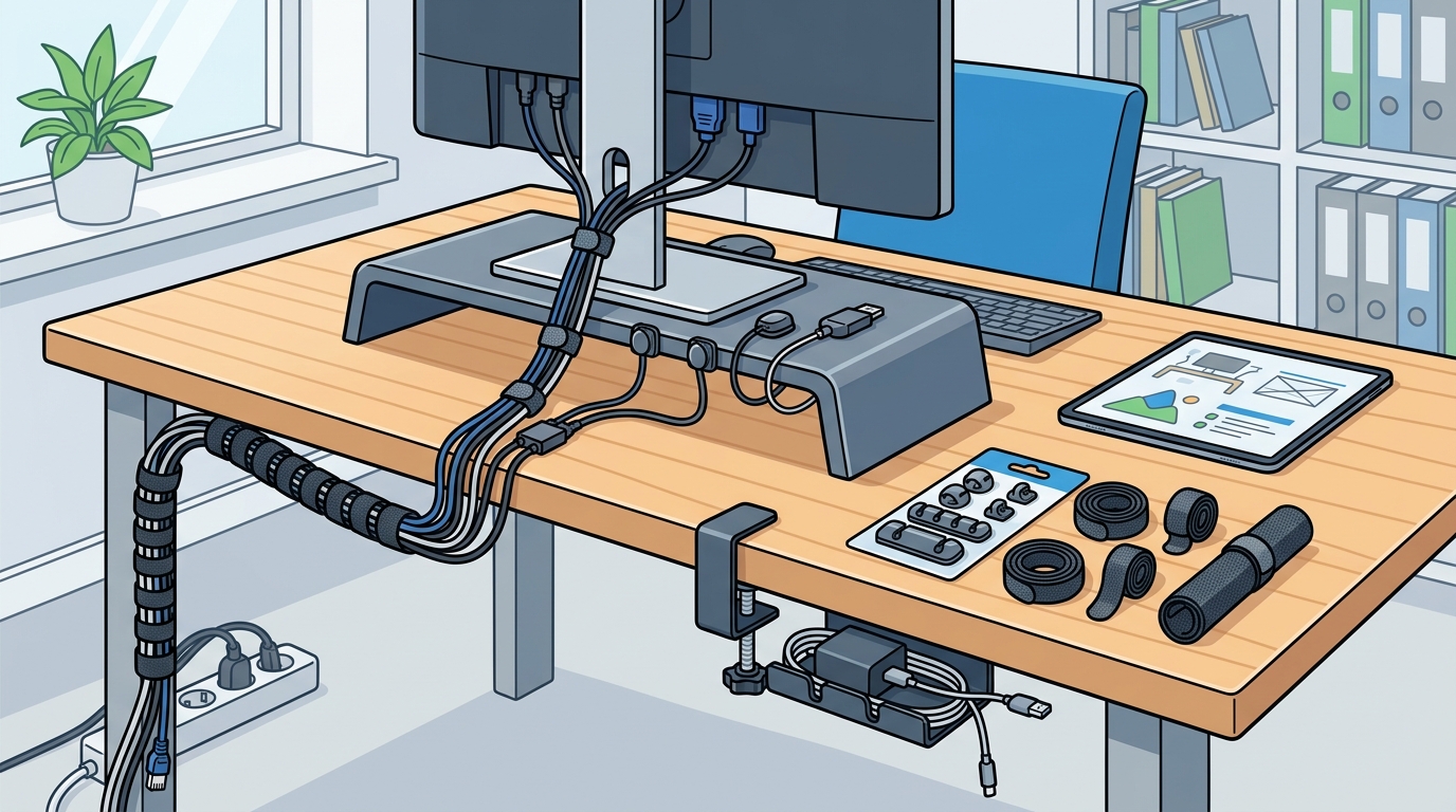 Where to Buy Practical Cable Organizers for Remote Work Desks in