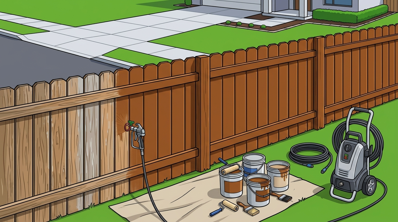 Does D Pressure Wash Offer Fence Painting in Victorville?