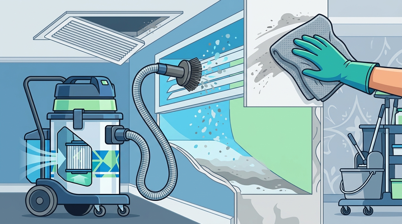 Ultimate Guide to Removing Fine Dust from Vents and Surfaces