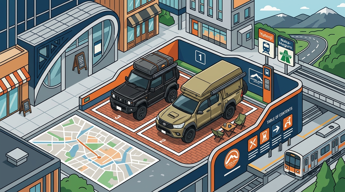 Best Tokyo Neighborhoods for Camper Van Pickups
