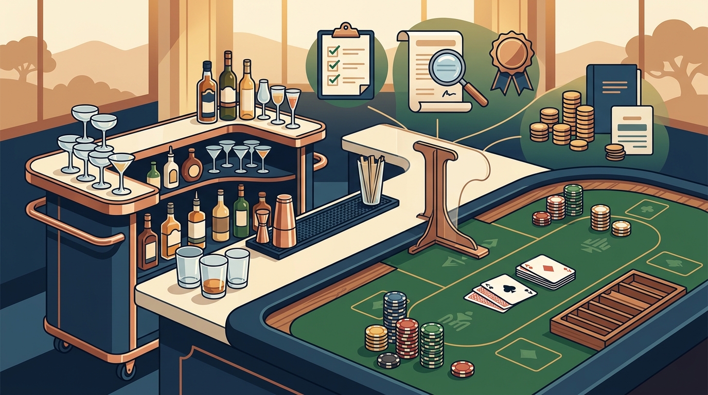 Redding Event Bartending & Casino Poker Guide
