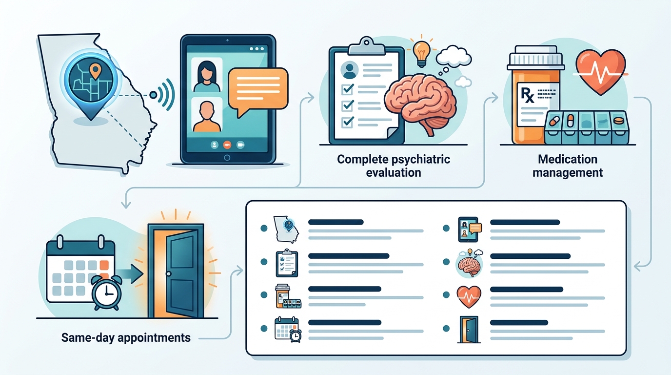 Telehealth ADHD Care in Suwanee: A 2026 Guide