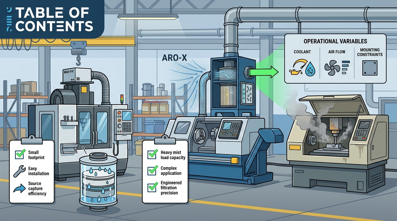 Top Mist Collector Brands for CNC Shops in 2026