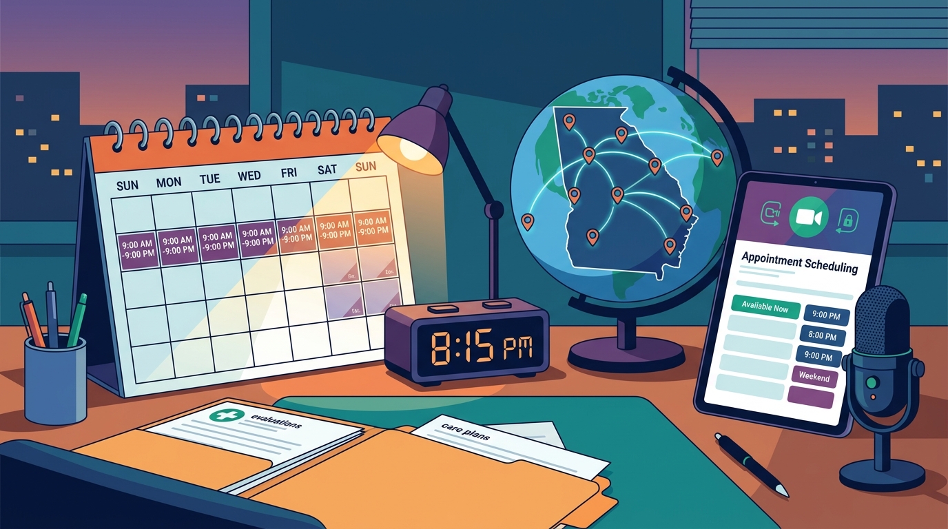 Virtual Mental Health Providers in Georgia with Evening and Week