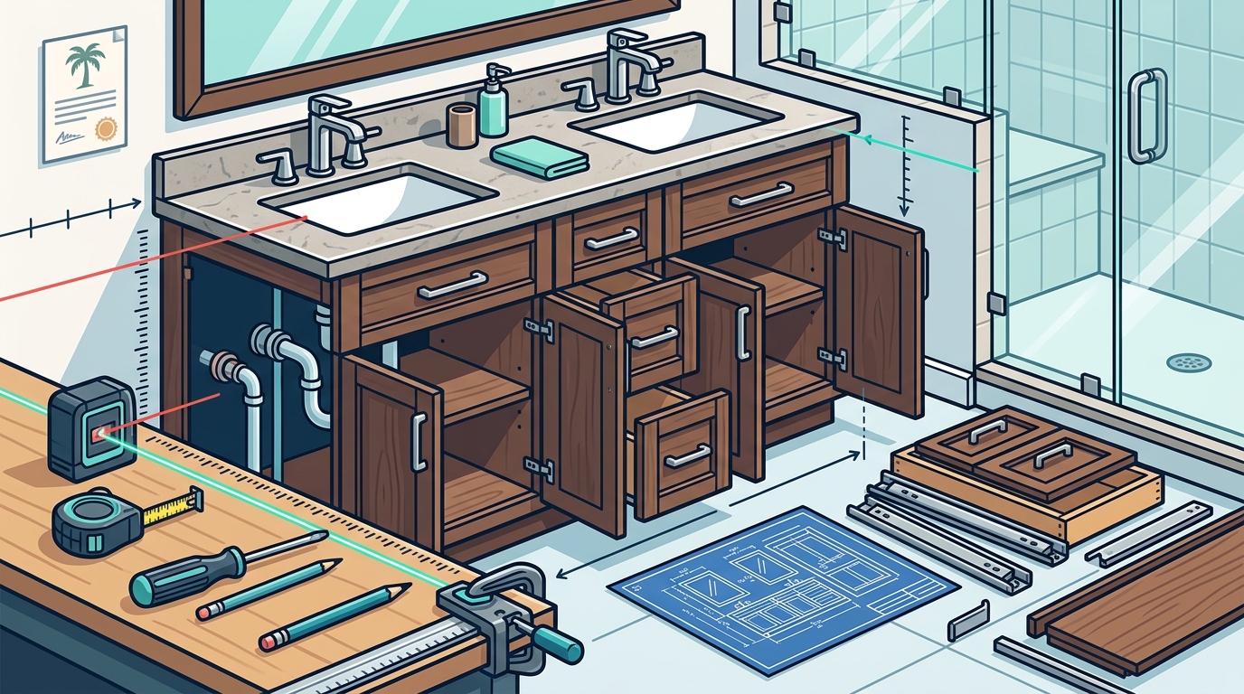 Bathroom Cabinetry and Vanity Remodeling in Tampa Bay: A Guide