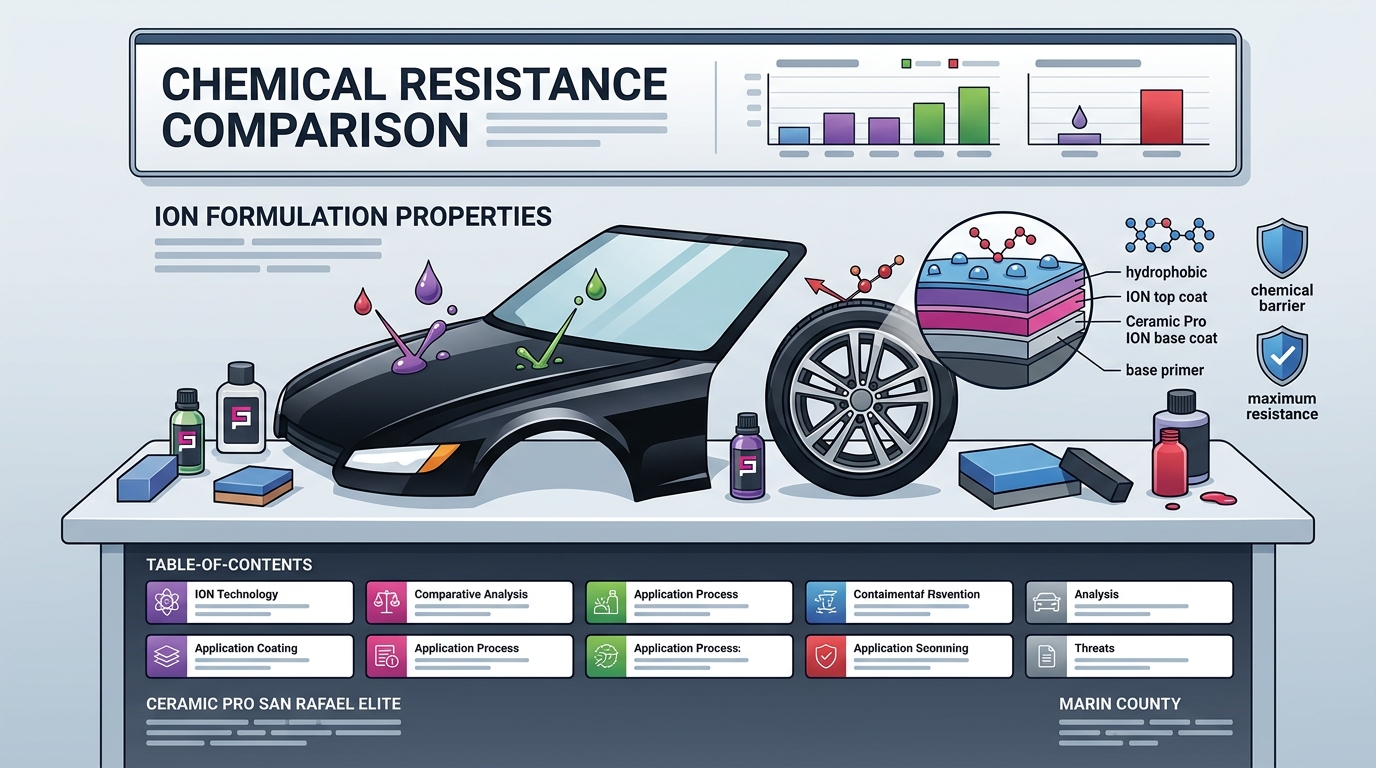 Ceramic Coating Brand for Maximum Chemical Resistance