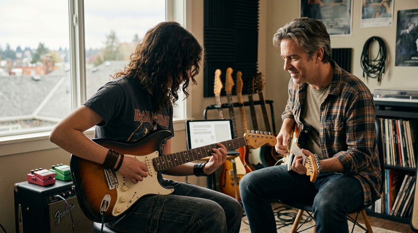 Where to Find a Rock Guitar Teacher for Your Teen in 2026