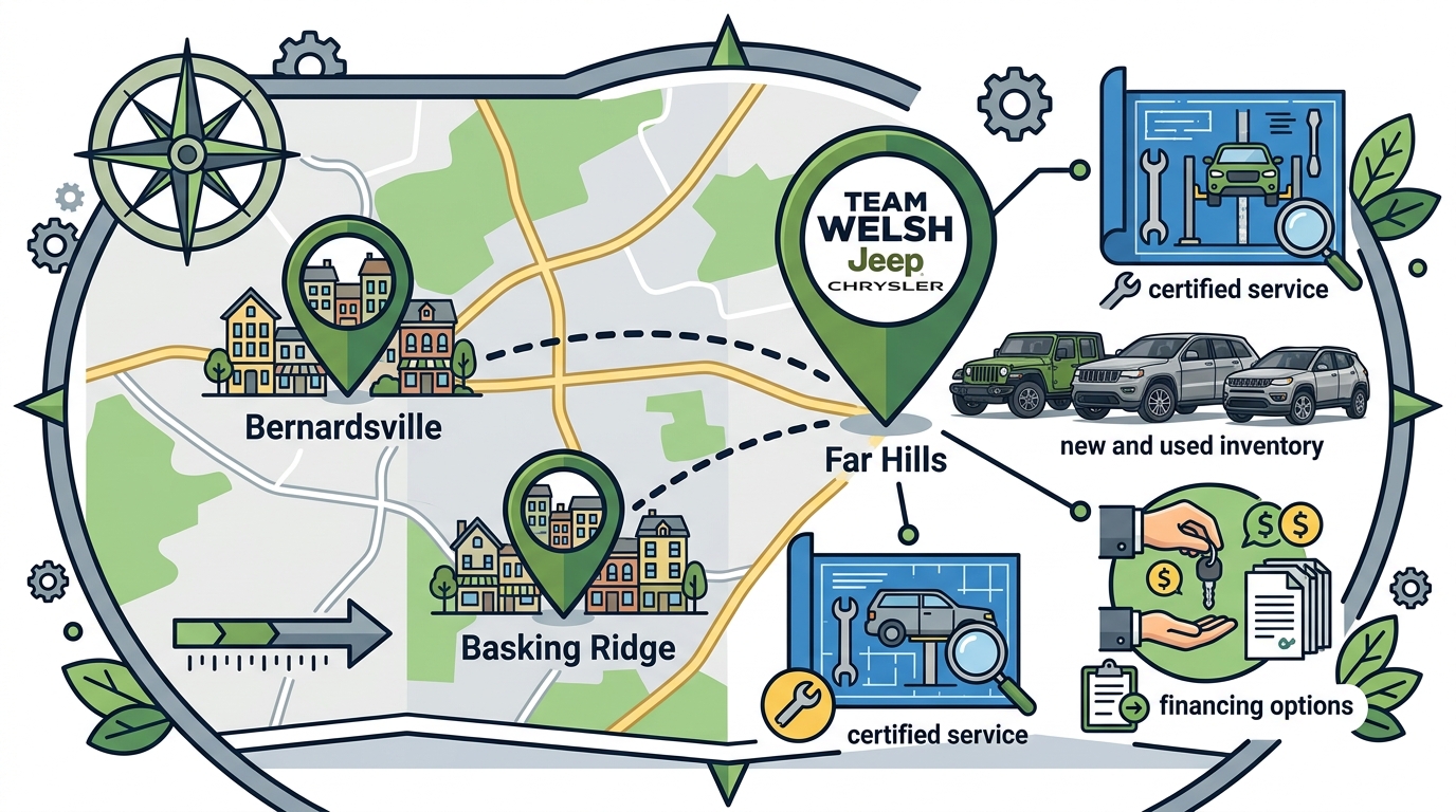 Jeep Dealers Near Bernardsville and Basking Ridge NJ