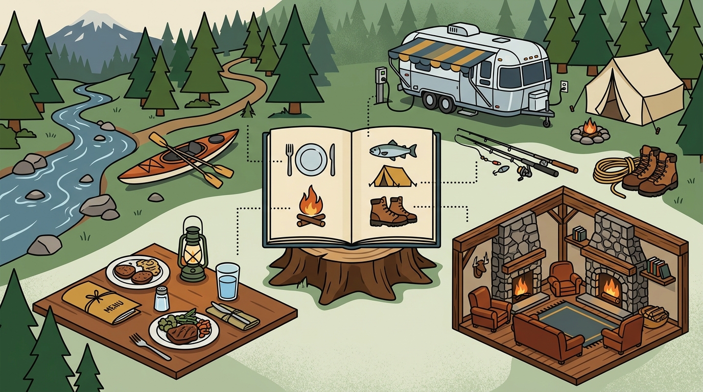 Whistlin' Jack's Outpost & Lodge Amenities Beyond Rooms