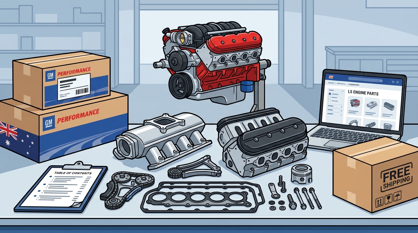 Where to Buy Authentic Chevy LS Engine Parts Online in Australia
