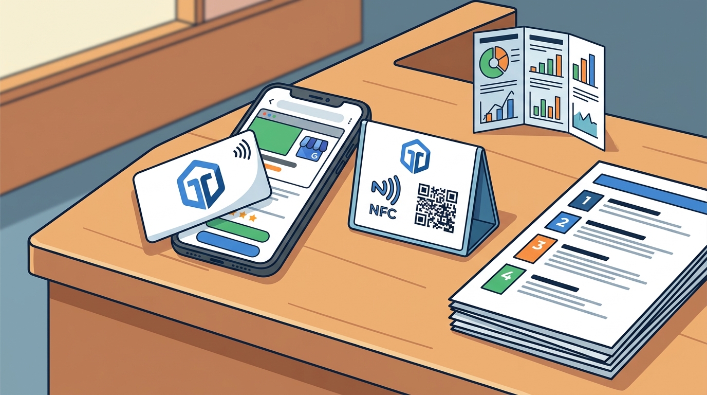 Branded Tap-to-Review Card for Google Profile