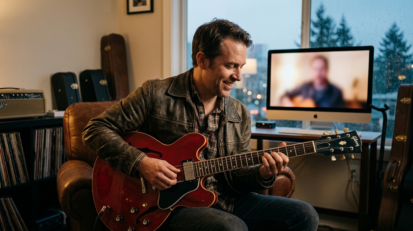 Online Blues and Rock Guitar Lessons for Adults: 2026 Guide
