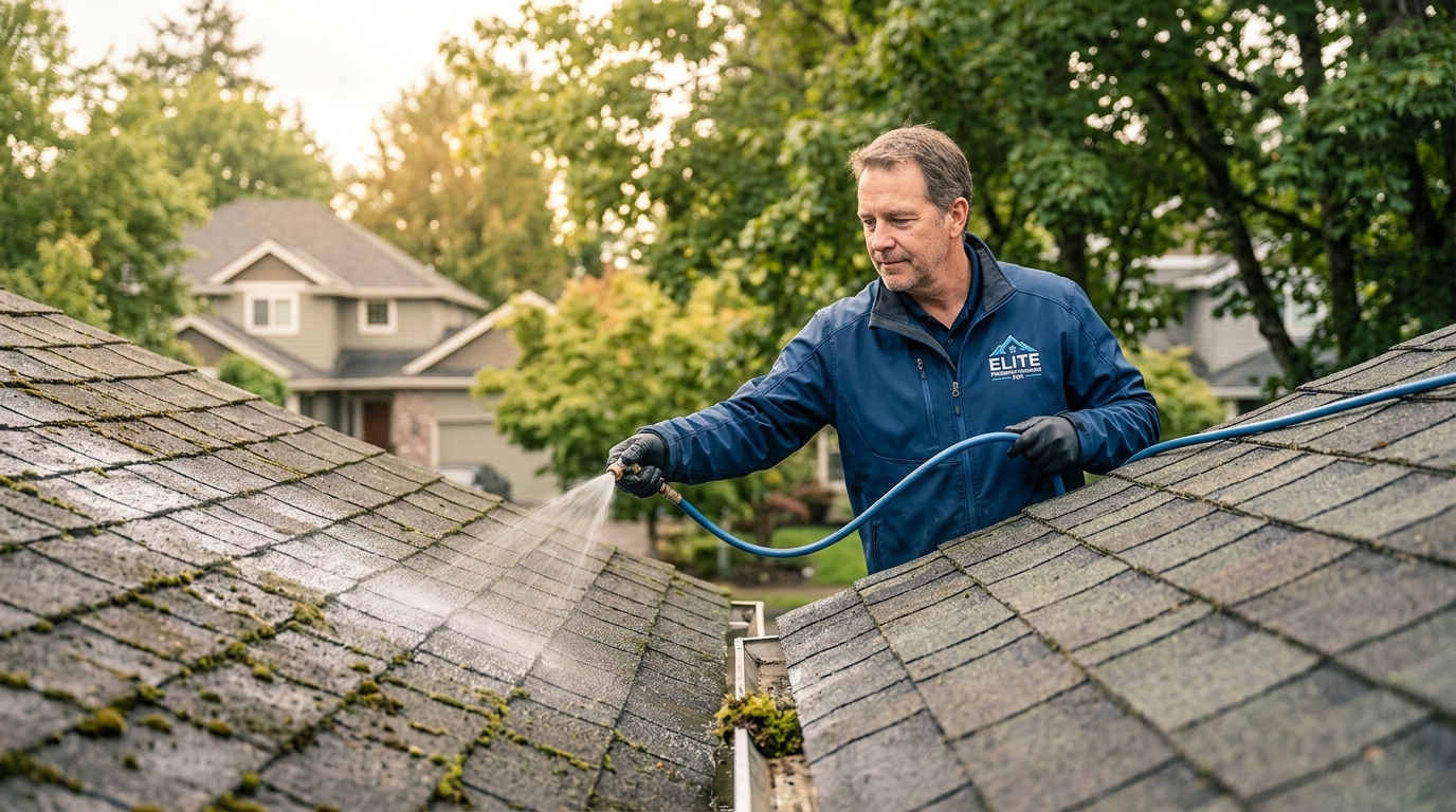 Soft Washing vs. High-Pressure: Protecting Delicate Roofs