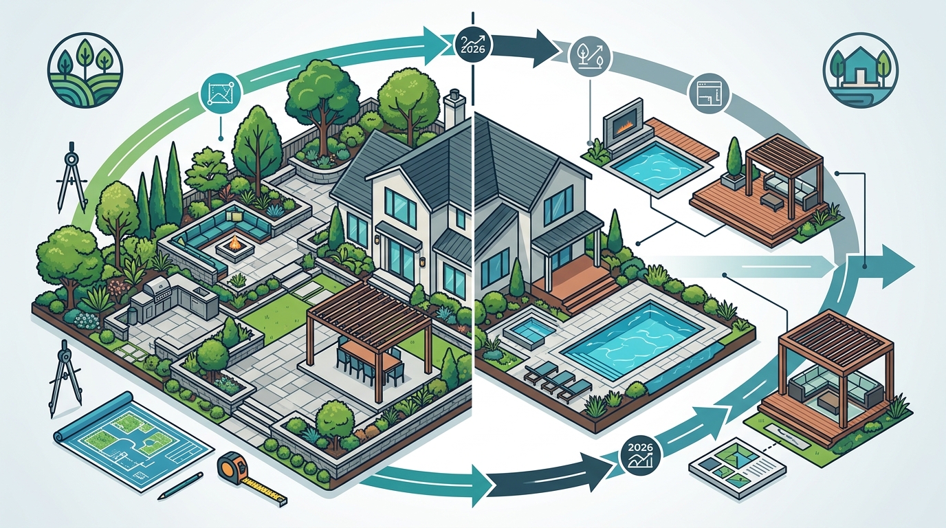 Comprehensive Landscape Design vs. Outdoor Living Planning: 2026