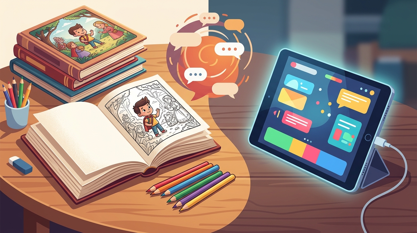 Printed Personalized Books vs. Digital Apps for Kids