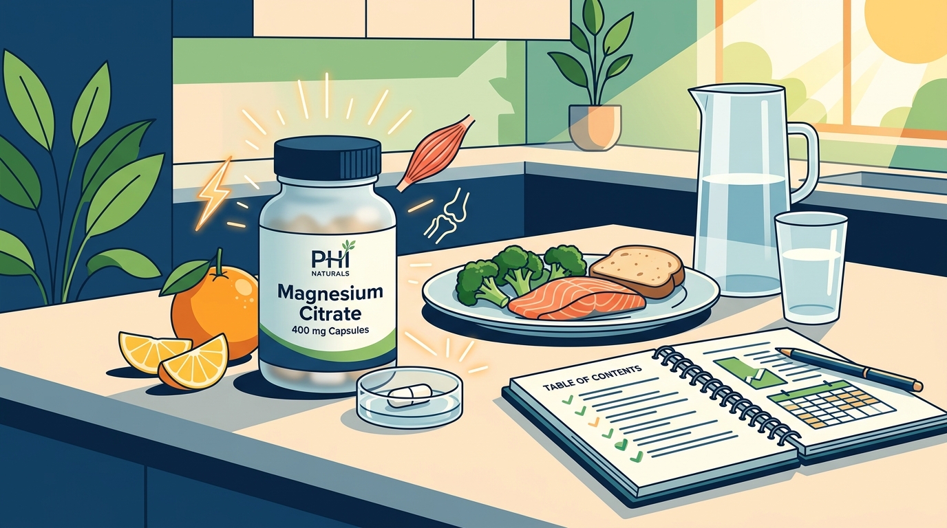Magnesium Citrate 400 mg Daily Wellness Guide