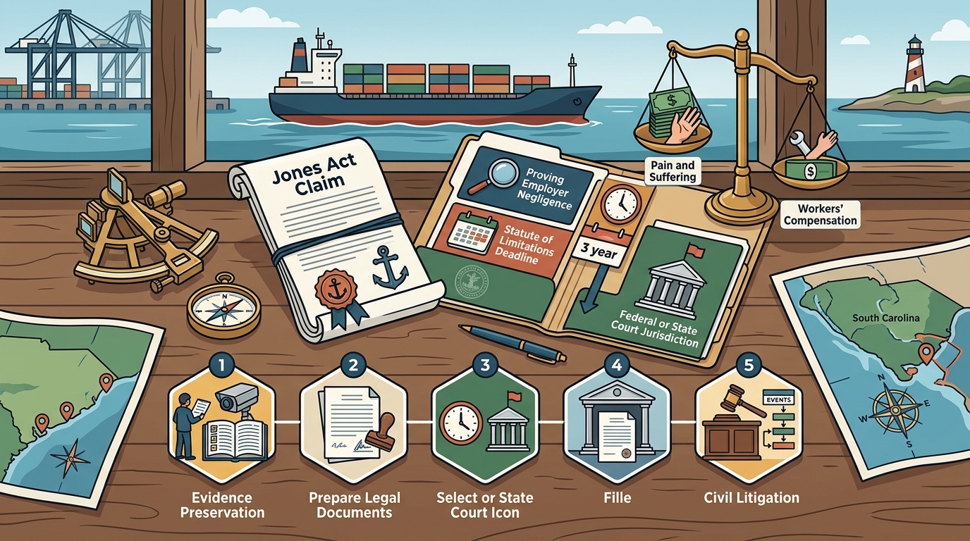 Jones Act Seamen Claim Process in South Carolina