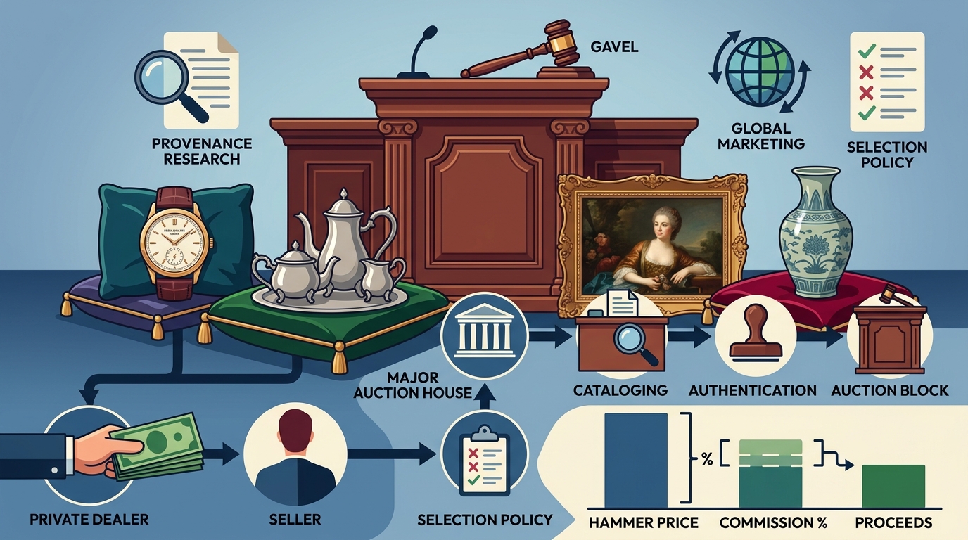 Selling to Major Auction Houses: What You Need to Know