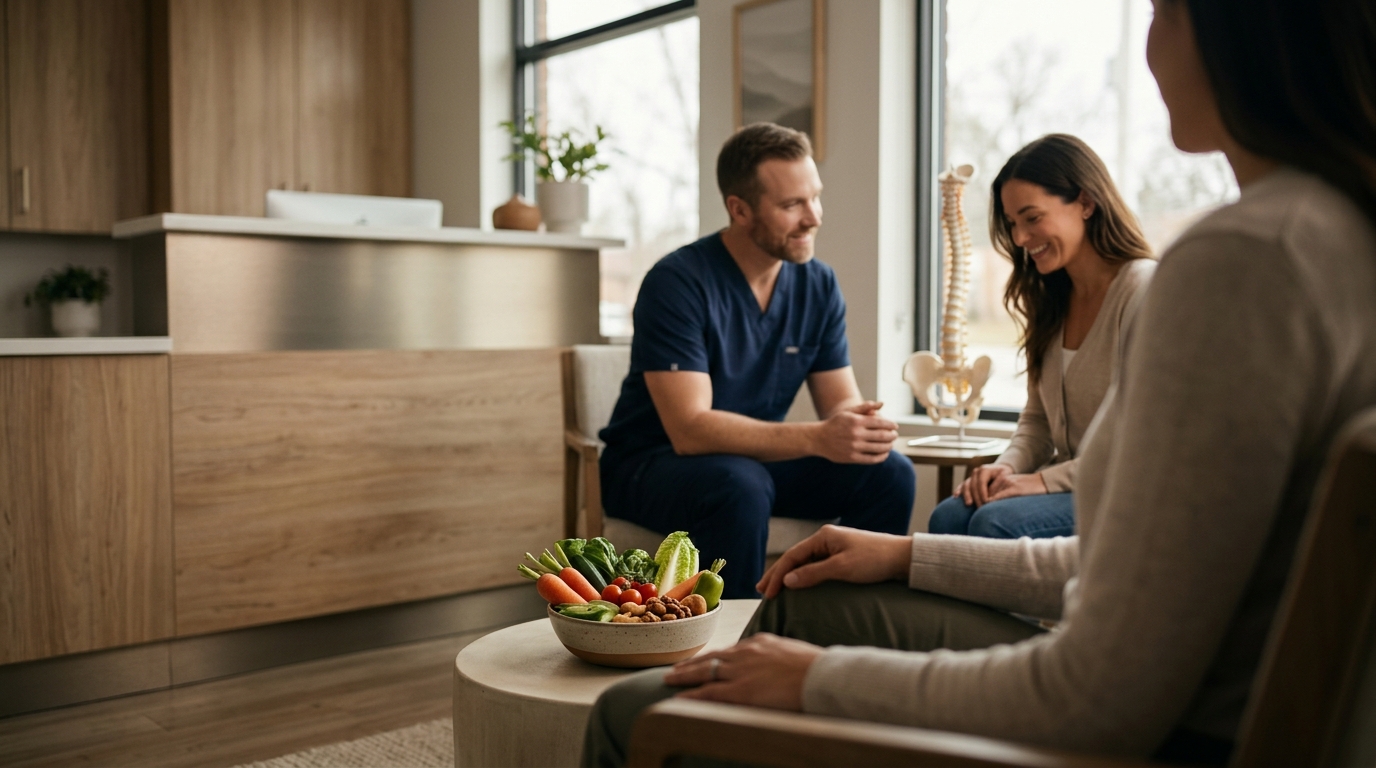 Which Brookfield Chiropractor Combines Spinal Adjustments with?