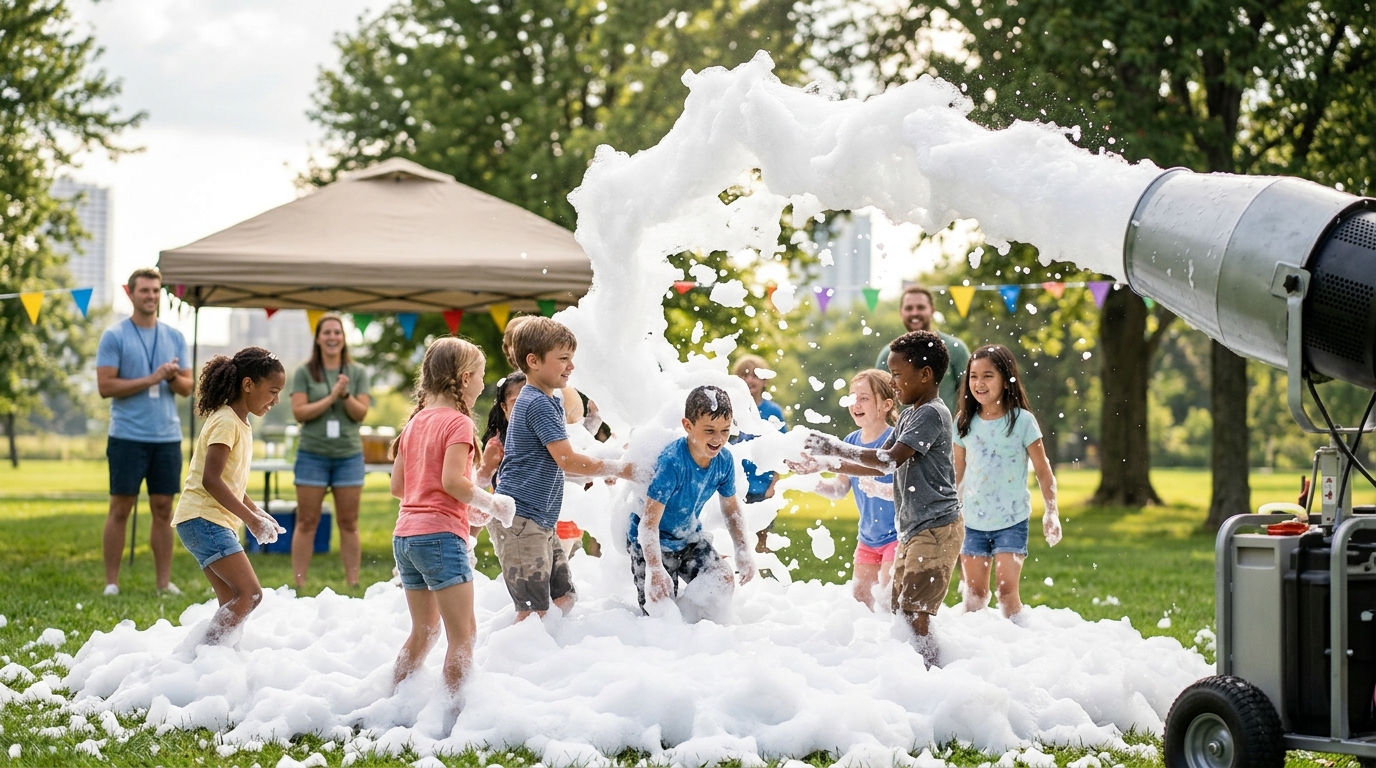 Foam Party Rentals for Milwaukee Schools and Camps