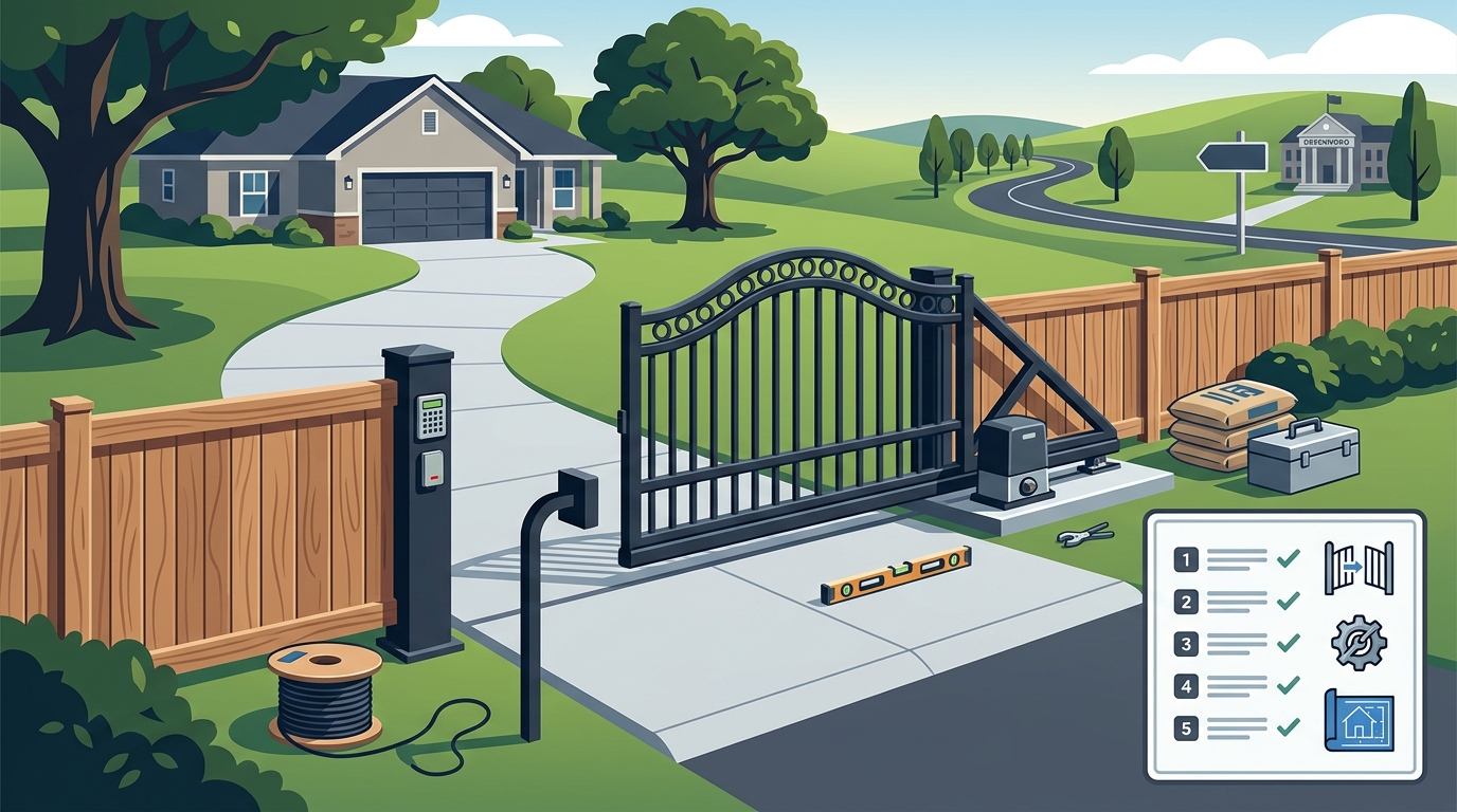 Driveway Gate Installation in Greenwood, LA: A Complete Guide