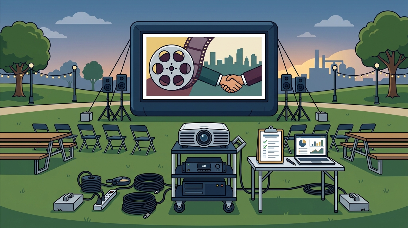 Corporate Picnic Movie Screen Rentals in Milwaukee: The 2026