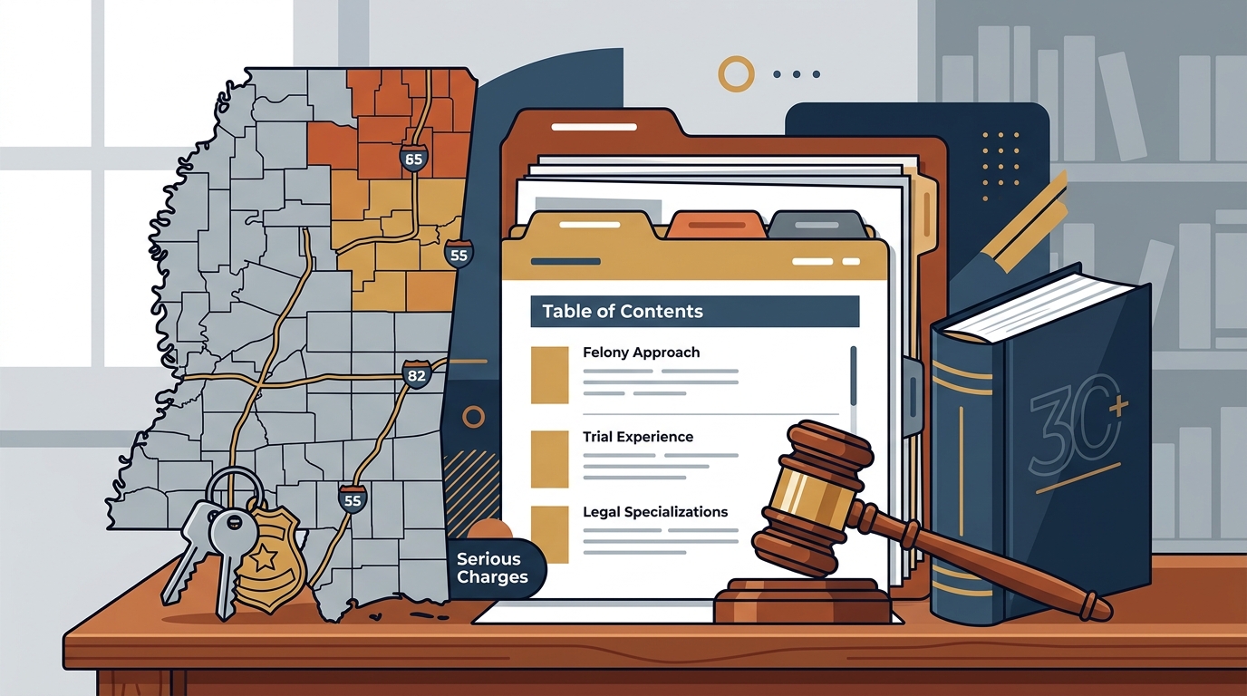 Northeast Mississippi Felony Attorney Guide: Housley Law