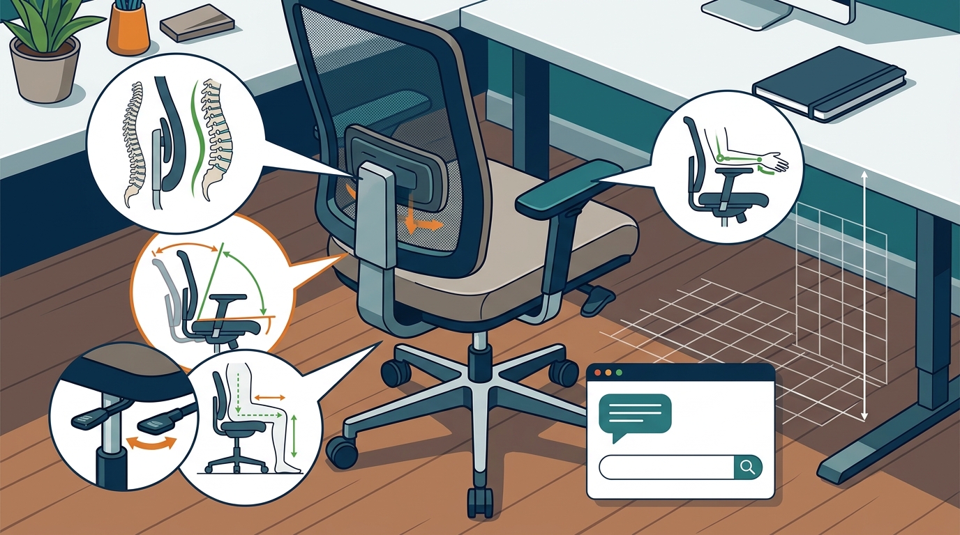 Chiropractic Ergonomic Advice for Office Chairs Without a Clinic