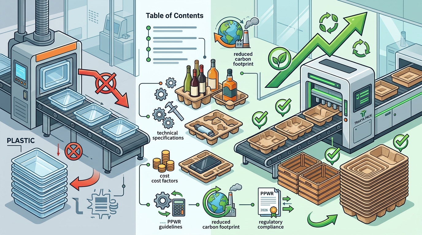 European Companies Replacing Plastic Trays with Molded Pulp