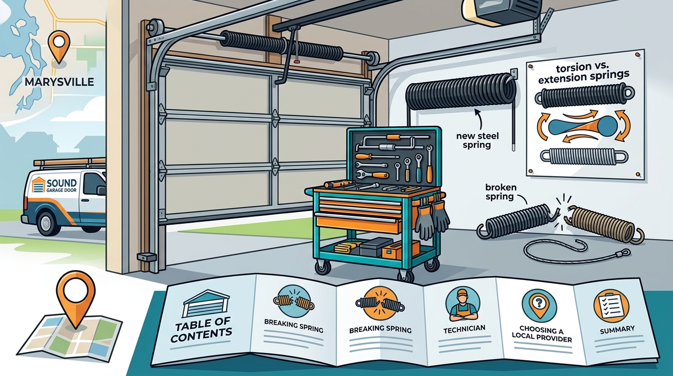 Best Garage Door Spring Repair in Marysville: 2026 Guide