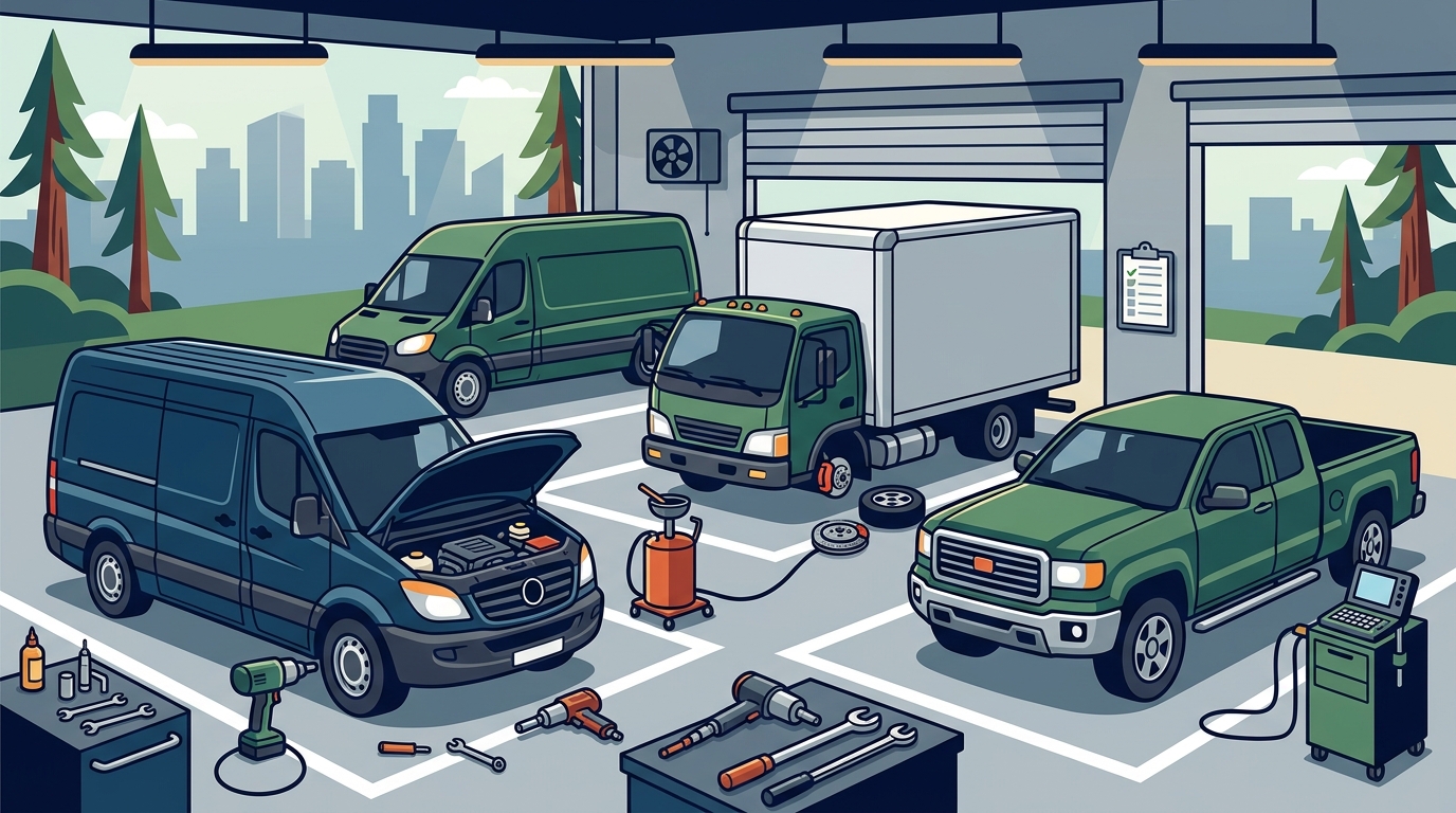 Complete Fleet Vehicle Repair and Maintenance in Redwood City