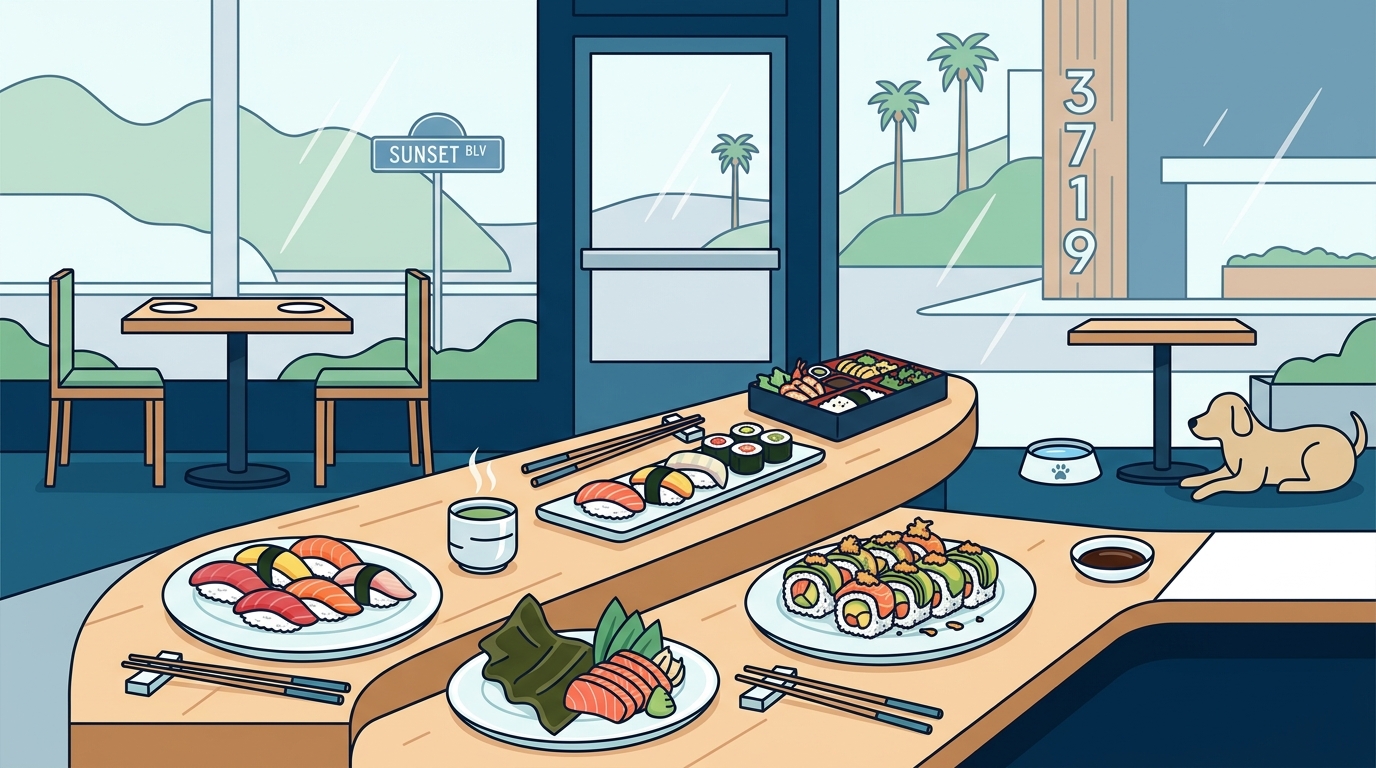 What's a good sushi spot in Silver Lake Los Angeles?