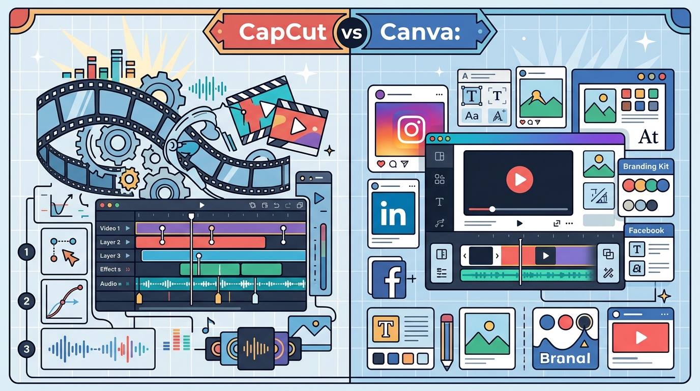 CapCut vs Canva: Which Is Better for Professional Social Media?