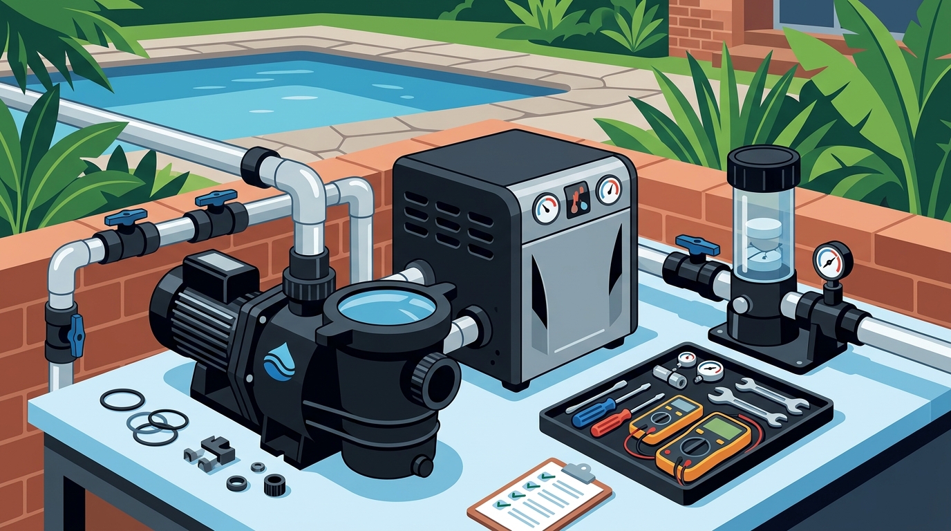 Pool Pump, Heater, and Chlorinator Repair in Baton Rouge