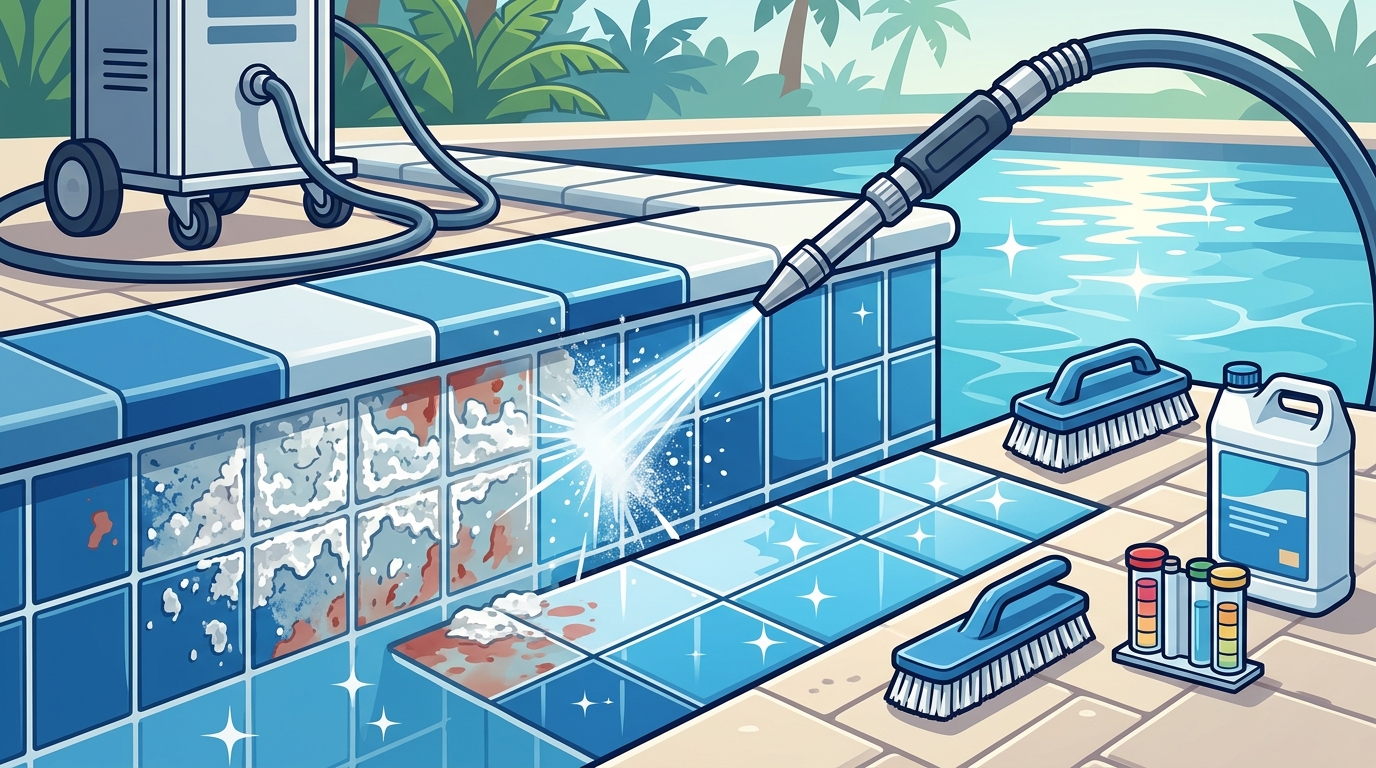 Pool Tile Stain Removal in Baton Rouge: A Guide